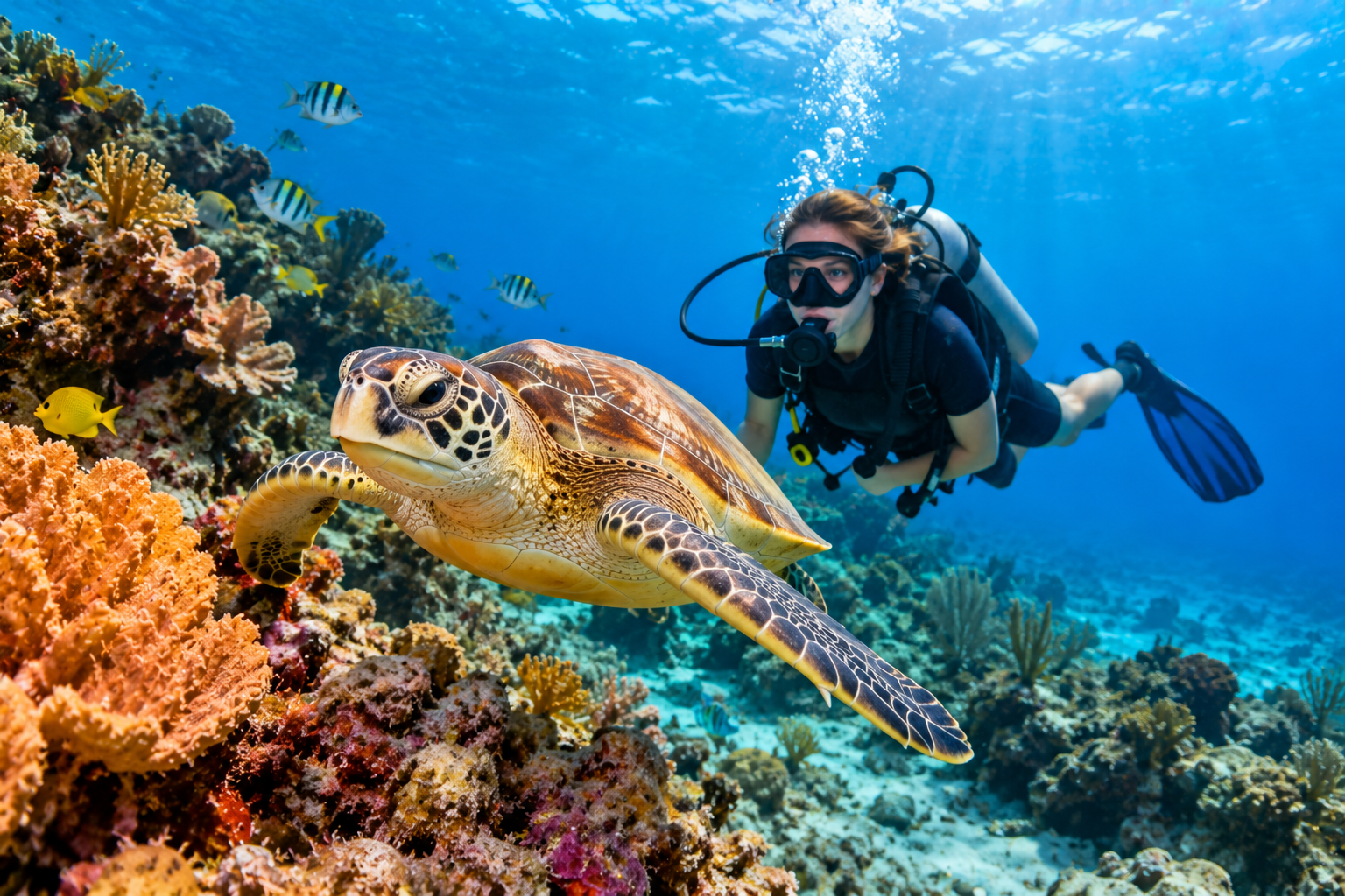 Representative diving scene